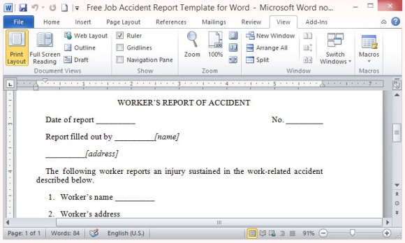 word notebook template
