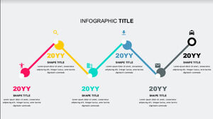 Up-Down-Timeline-PowerPoint-Vorlagen