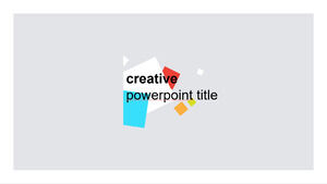 Split-Partikel-PowerPoint-Templat