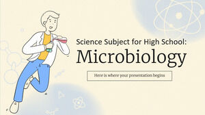 高中科學科目：微生物學