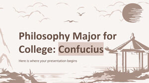 Philosophy Major for College: Confucius