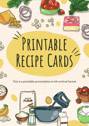 Printable Recipe Cards
