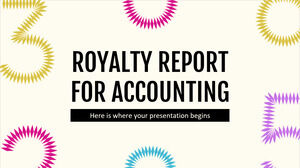 Rapporto sulle royalty per la contabilità