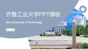 PPT-Vorlage der Qilu University of Technology
