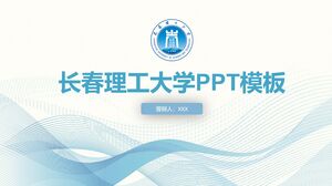 PPT-Vorlage der Changchun University of Technology