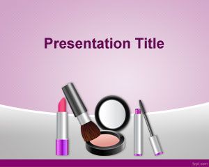 Plantilla cosméticos PowerPoint