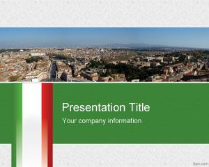 İtalyan PowerPoint Şablonu