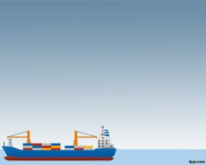Modèle Maritime Transport PowerPoint