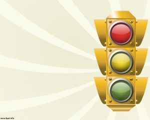 Modèle Traffic Lights PowerPoint