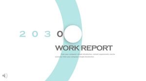 Small fresh minimalist wind PPT template Small fresh minimalist wind PPT template