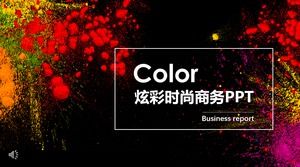 Colorful fashion business PPT creative template Colorful fashion business PPT creative template