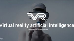 Modelo de PPT de tecnologia VR