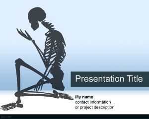 Шаблон скелетная система PowerPoint