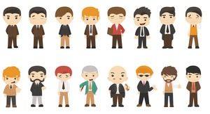 Personaggi dei cartoni animati PPT in versione Q a colori 96