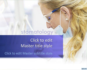 Format gratuit PowerPoint Stomatologie