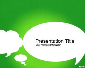 Percakapan Template PowerPoint