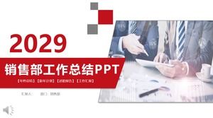 Arbeitsbericht der Verkaufsabteilung PPT