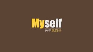 Divertido e legível Mr. Miao Shou currículo pessoal auto introdução modelo ppt