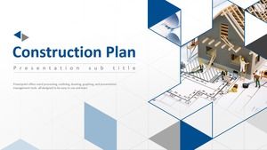 Modelo de ppt de introdução de operação de mercado e produto da empresa de arquitetura