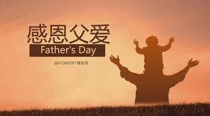 Ziua de mulțumire tată dragoste-tată expresie zi dragoste șablon ppt