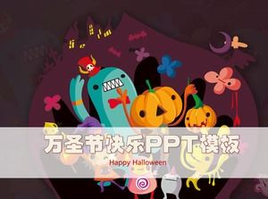 เทมเพลต Happy Halloween-Halloween ppt