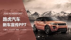 Szablon PPT prezentacji promocji nowego samochodu Land Rover