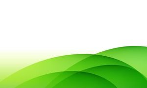 Зеленый простой градиент кривой PPT фоновое изображение