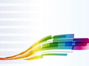 Immagine di sfondo PowerPoint curva di gradiente di colore