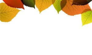 Cartoon plant leaf PPT background picture