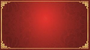Three red classical pattern PPT background pictures