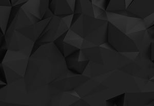 Image d'arrière-plan PowerPoint de polygone plan noir noir