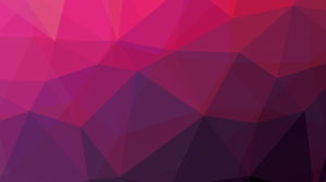 紫色の低平面ポリゴンPowerPoint背景画像