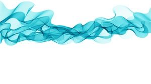 Zwei blaue abstrakte Rauch-PPT-Hintergrundbilder