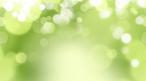 Green abstract light spot PPT background picture