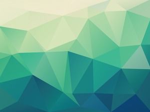Green low plane polygon PPT background picture download