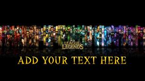 Wykwintne dynamiczne pobieranie motywów League of Legends PPT