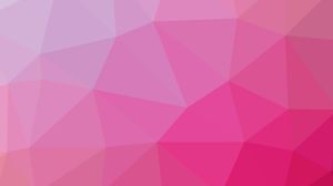 Image d'arrière-plan PPT polygone rose pastel