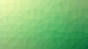 鮮やかな緑のポリゴンPPT背景画像