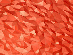 Красный многоугольник PowerPoint фоновое изображение