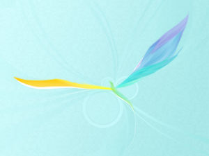 Renkli phoenix sanat tasarım PPT arka plan resmi