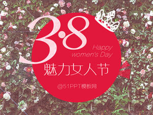 3.8 Büyüleyici kadınlar günü etkinlikleri için evrensel ppt şablonu