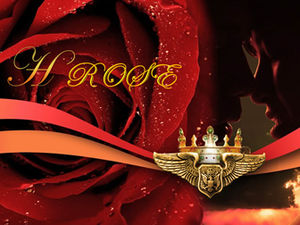 Роза большая картинка романтический шаблон РРТ день святого валентина