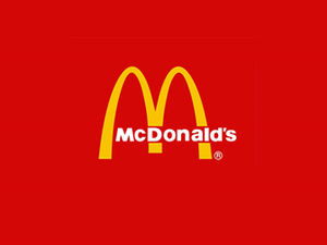 McDonald's Çin ppt şablonu
