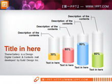 Graphically edited PPT histogram material download