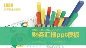PPT-Vorlage für Finanzberichte