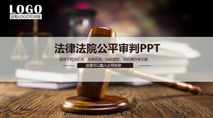 Allgemeine PPT-Vorlage für die Justizbranche