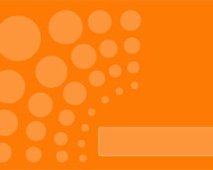 Template Livre de Orange Power Point Dots