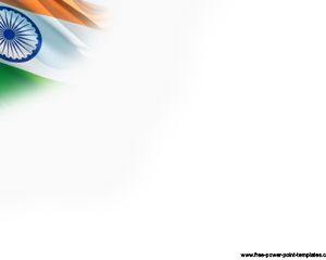 Plantilla de la bandera de la India