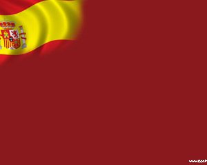 Plantilla de la bandera de España Powerpoint