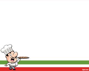 Włoski Szablon Chef PPT PowerPoint